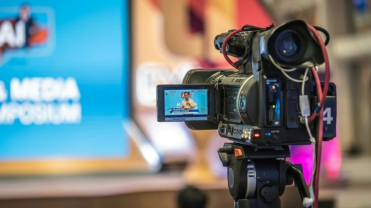 Illustration representing video streaming over the internet.